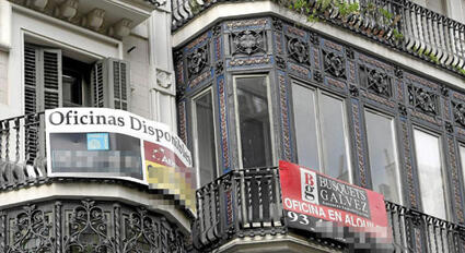 La inversión en oficinas en España se triplica en 2014